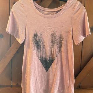 Purple keyhole tshirt